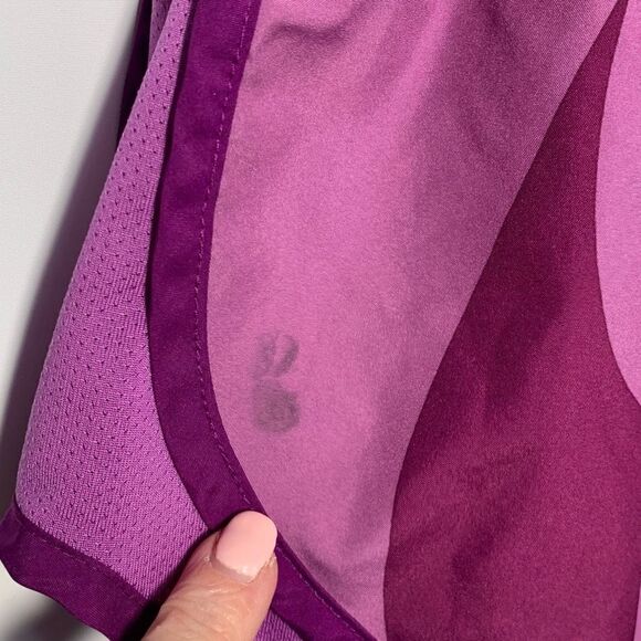 Nike Women's Dri-Fit Lined Athletic Running Shorts Purple Medium - Picture 7 of 7